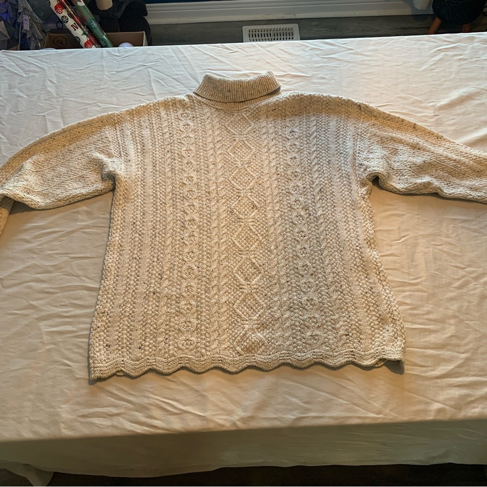 Cozy Cream Turtleneck Sweater